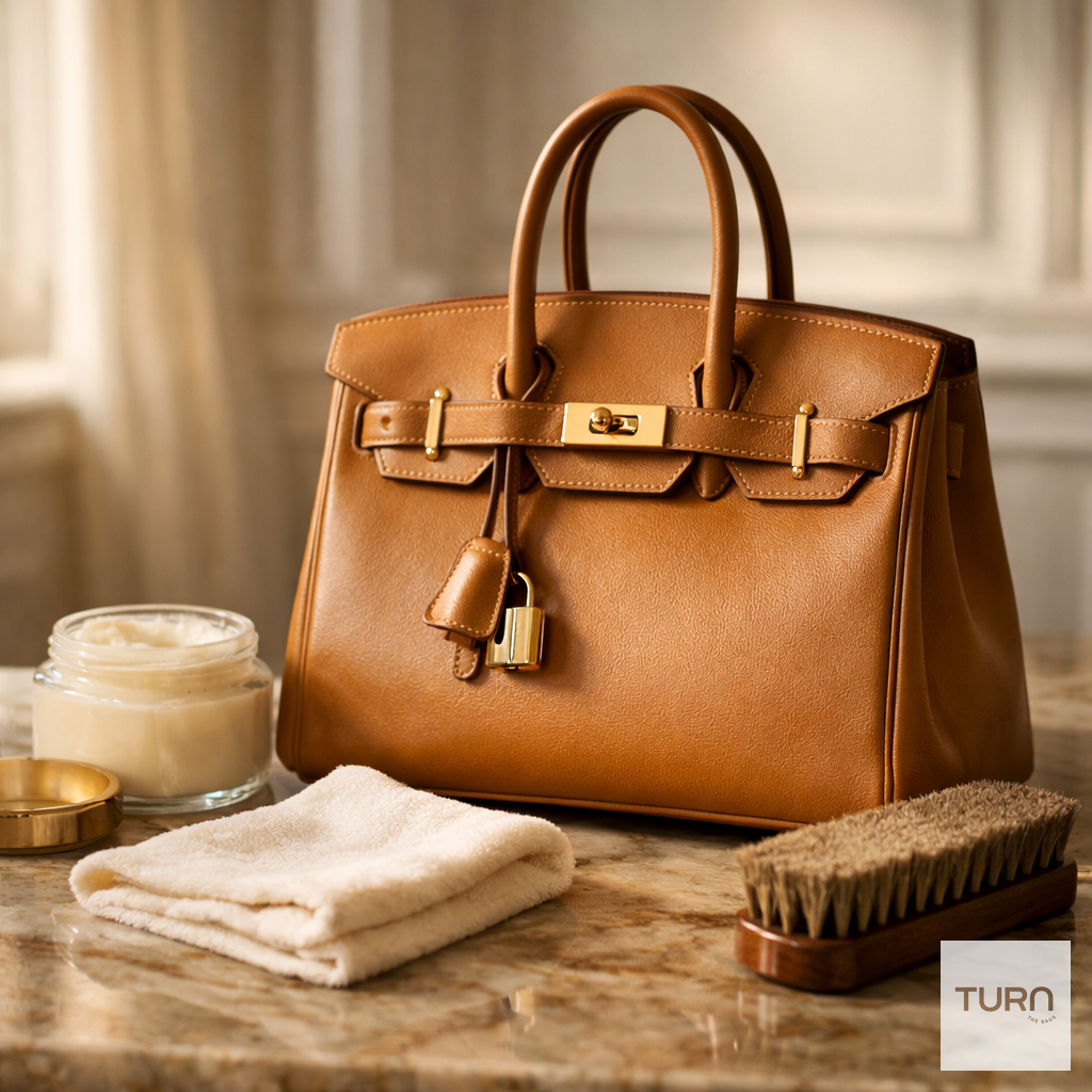 Entretien Sac Cuir Luxe Guide Professionnel | Turn The Bags