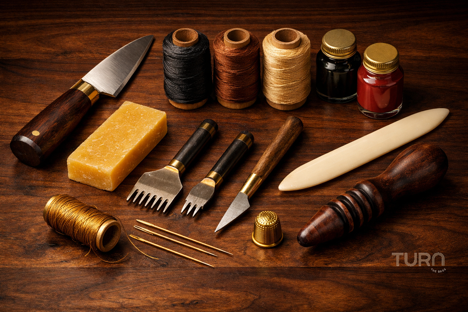 Outils de maroquinerie pour réparation de fermetures de sacs de luxe