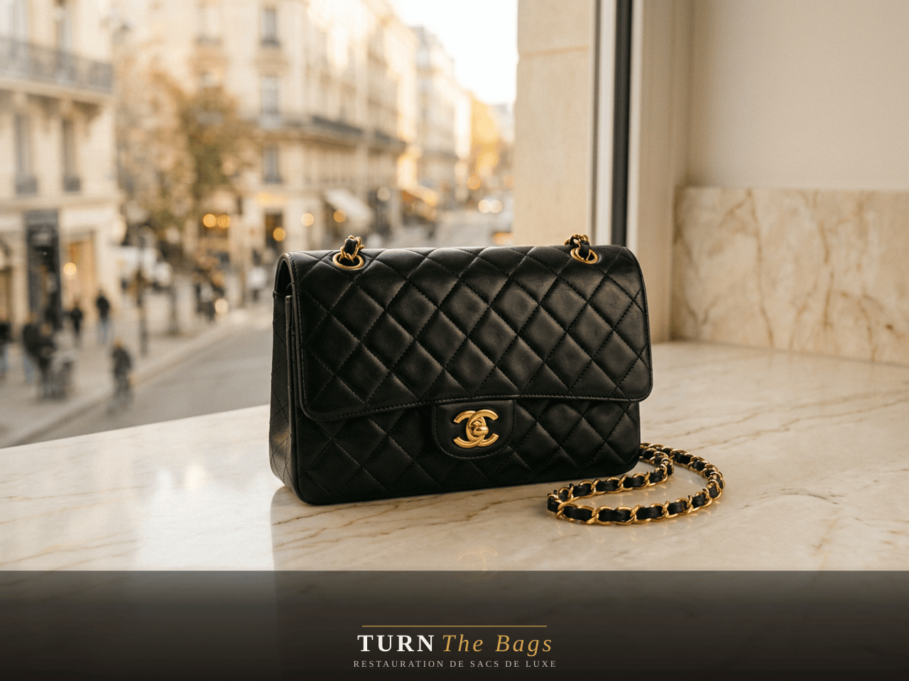 Sac Chanel restauré à Levallois-Perret