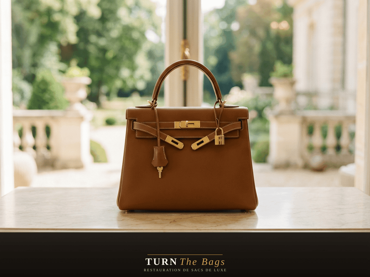 Sac Hermès restauré à Rueil-Malmaison