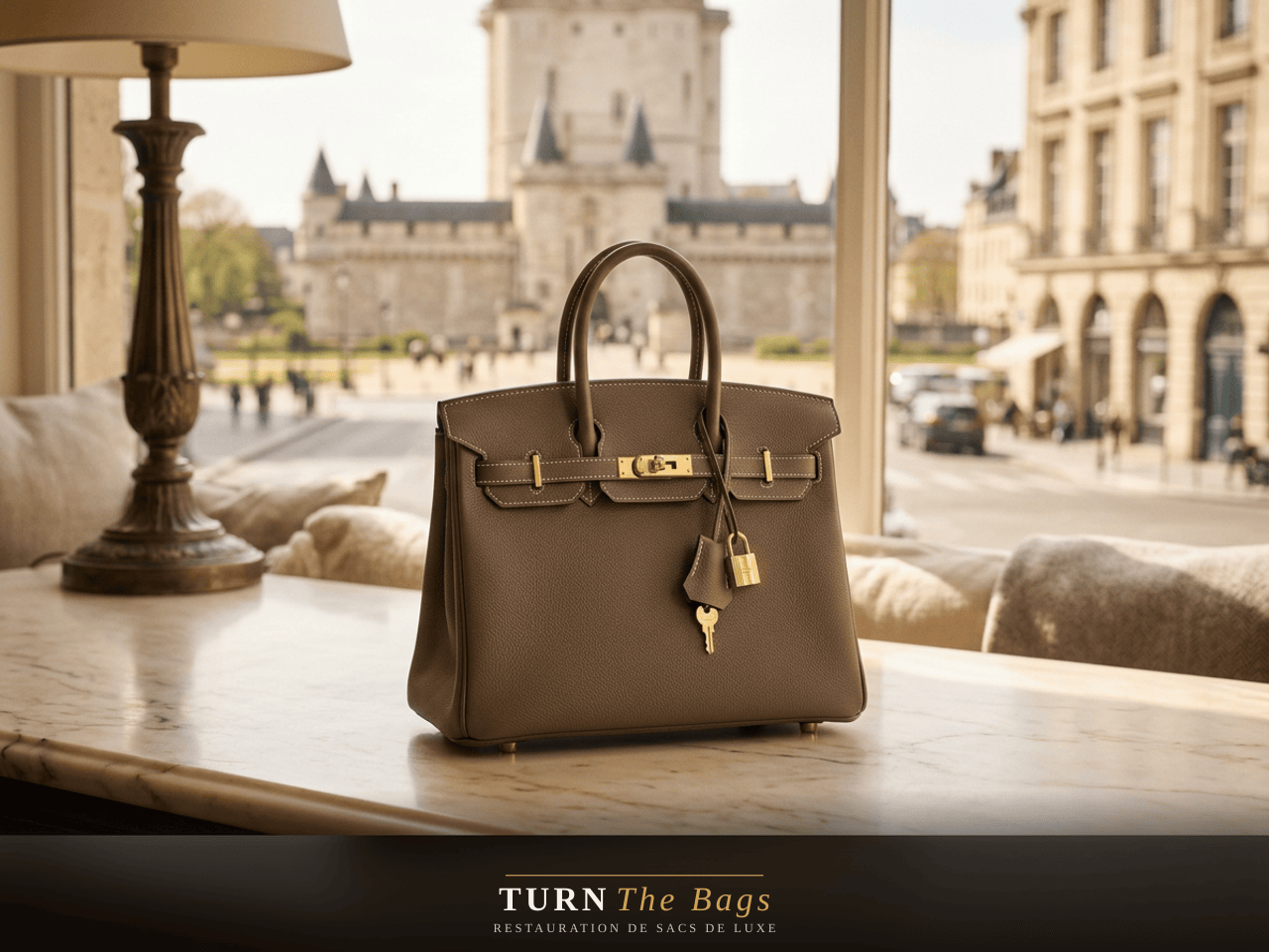 Sac Hermès restauré à Vincennes