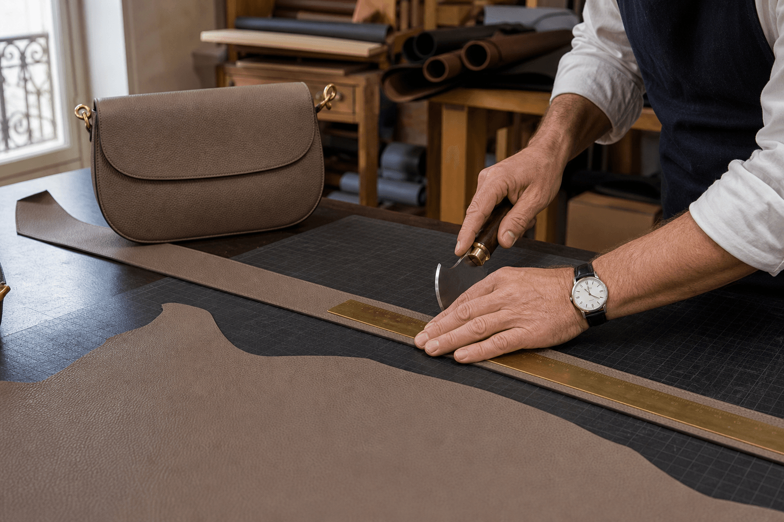 Réparation sac Fendi First Paris — couture atelier Turn The Bags