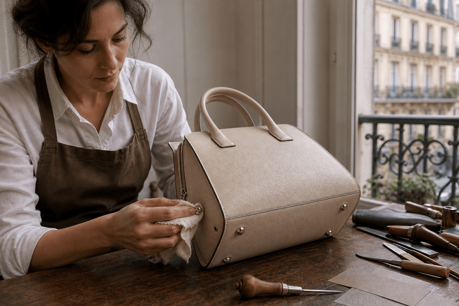 Réparation sac Louis Vuitton Speedy Paris — hero atelier Turn The Bags