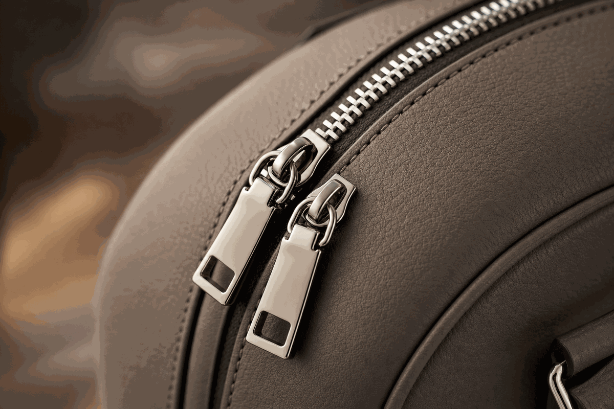 Réparation zip sac Hermès Bolide curseur signature