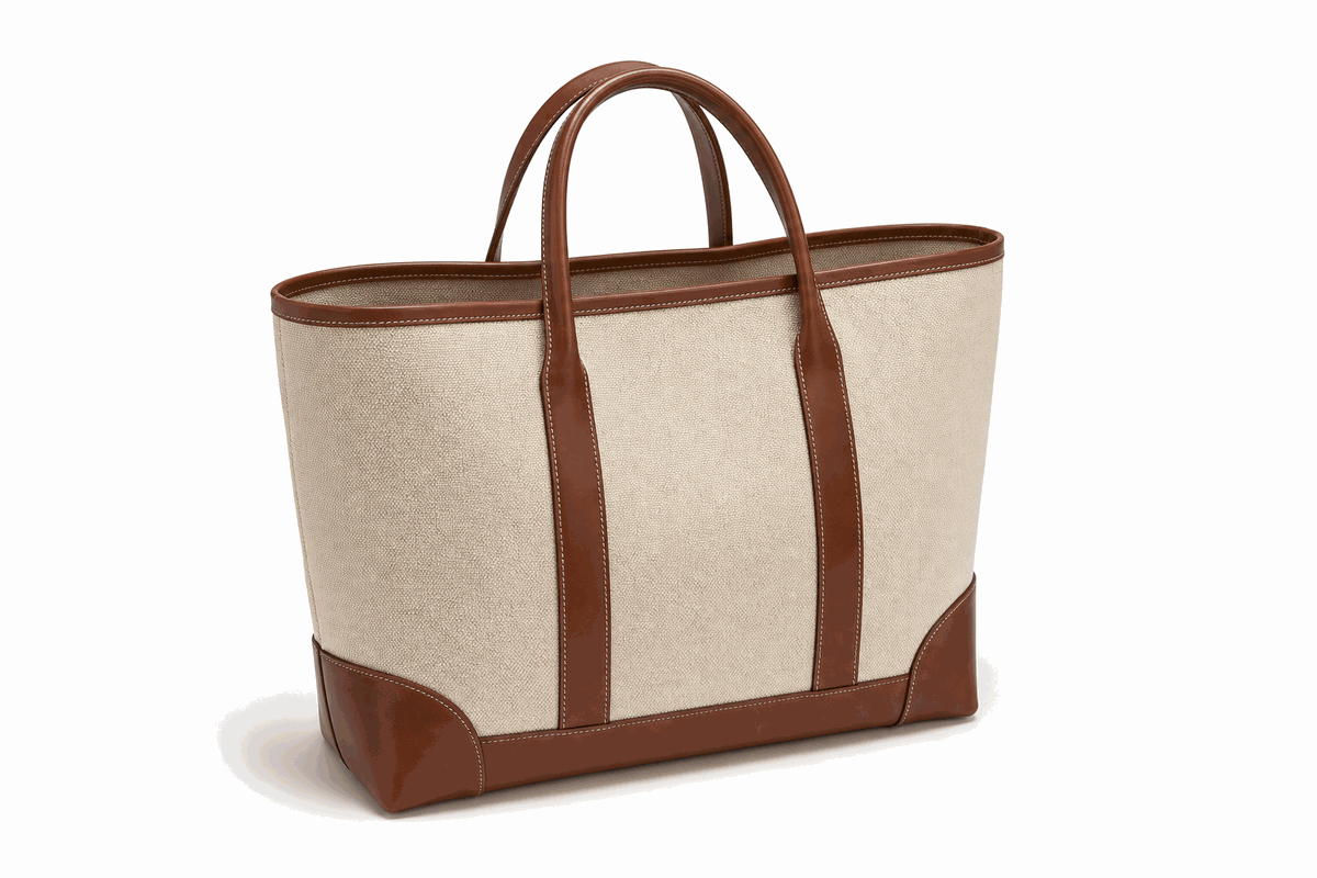 Réparation sac Hermès Garden Party Toile et cuir Paris atelier