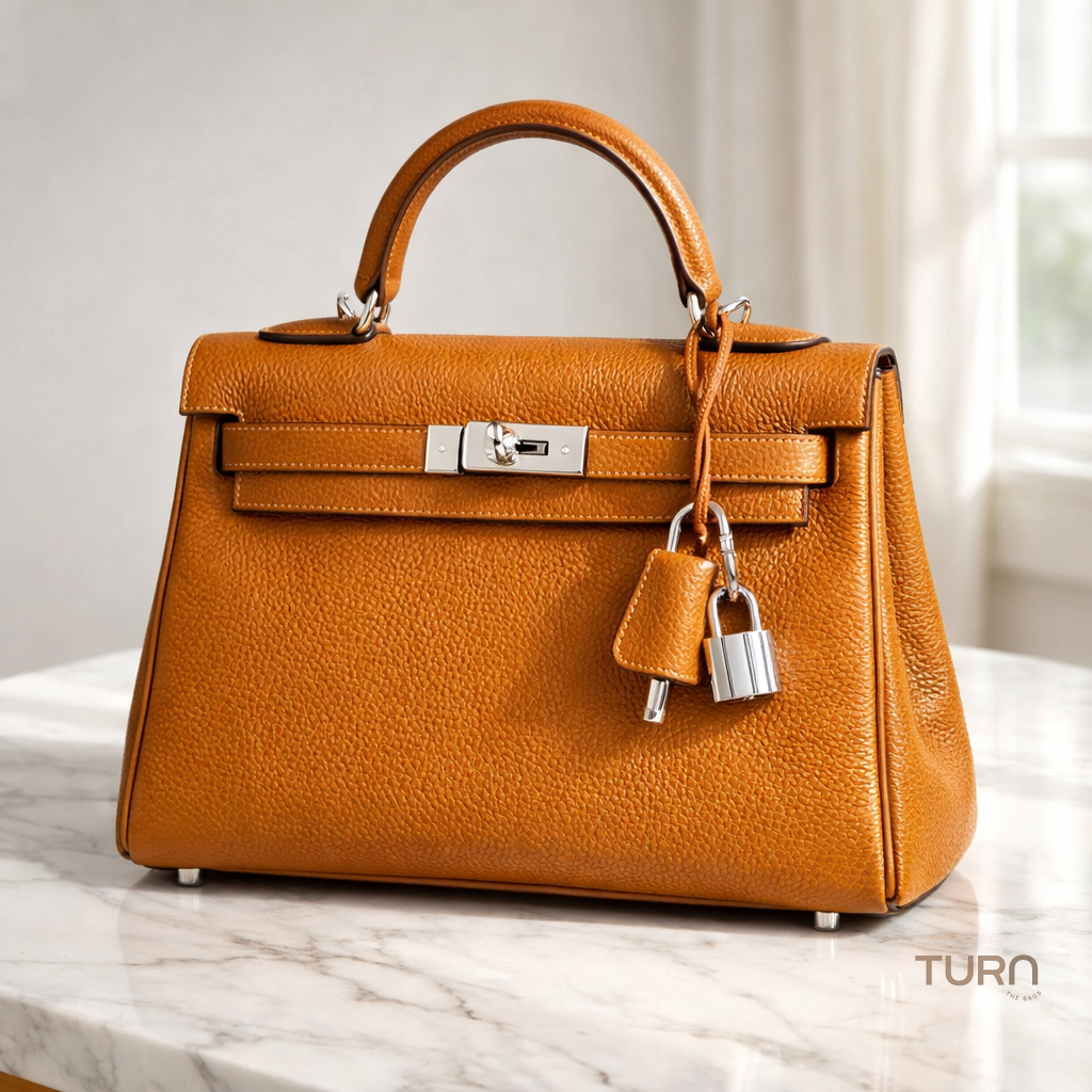 Sac Hermes Kelly Cuir Togo Or Nettoyage | Turn The Bags