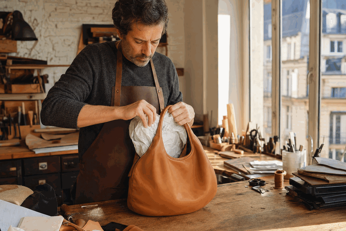 Réparation sac Hermès Lindy Paris atelier