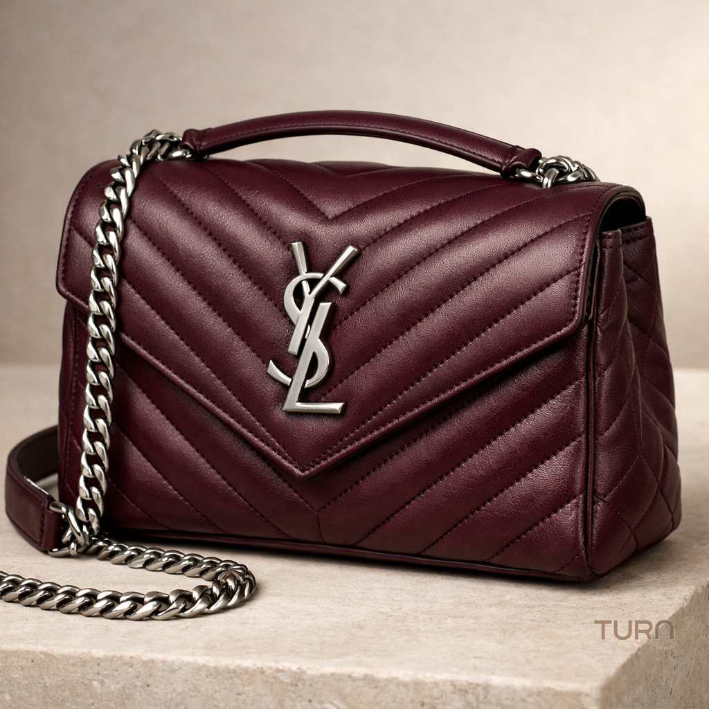 Sac Ysl College Matelasse Bordeaux Reparation | Turn The Bags