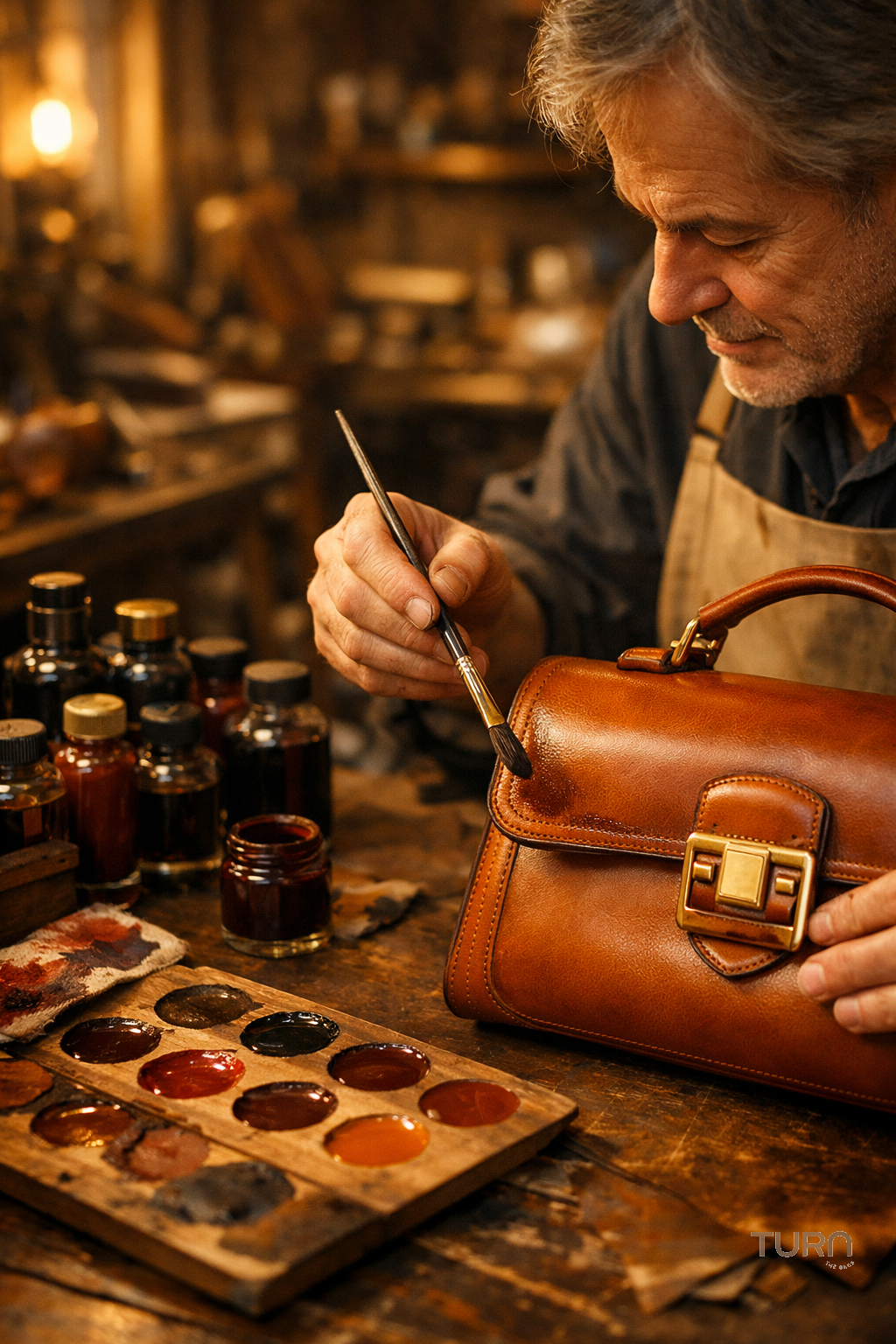 Teinture Recoloration Sac Cuir Luxe Atelier Paris | Turn The Bags