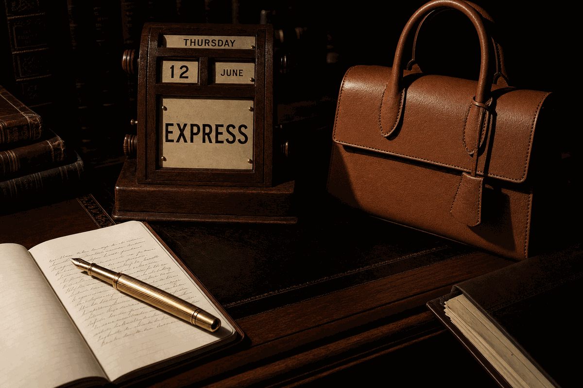 Calendrier délai express réparation sac Hermès 5 à 10 jours ouvrés